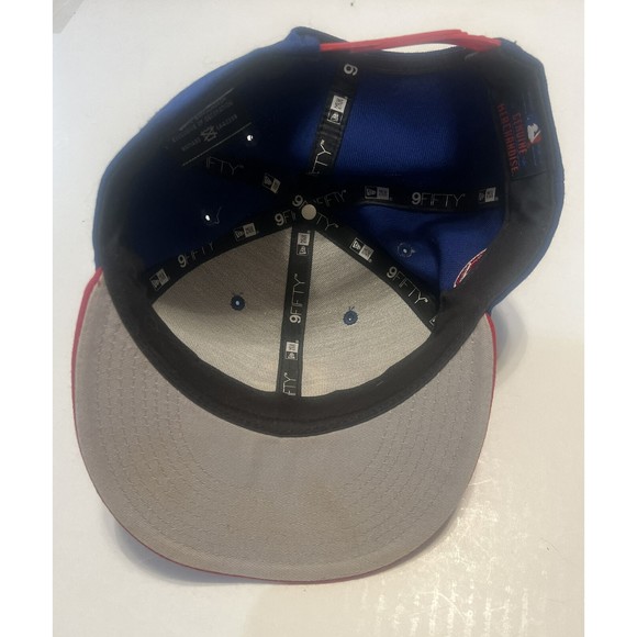 Chicago Cubs New Era Pro Model Blue Snap Back Baseball Hat MLB Sports Outdoors - Picture 5 of 7